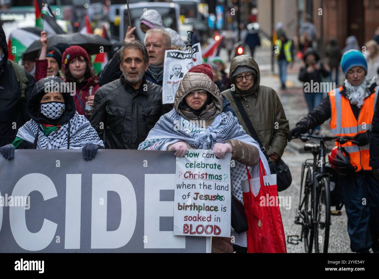 Glasgow, Scotland, UK. 21 December 2024. Nativity Procession from La ...