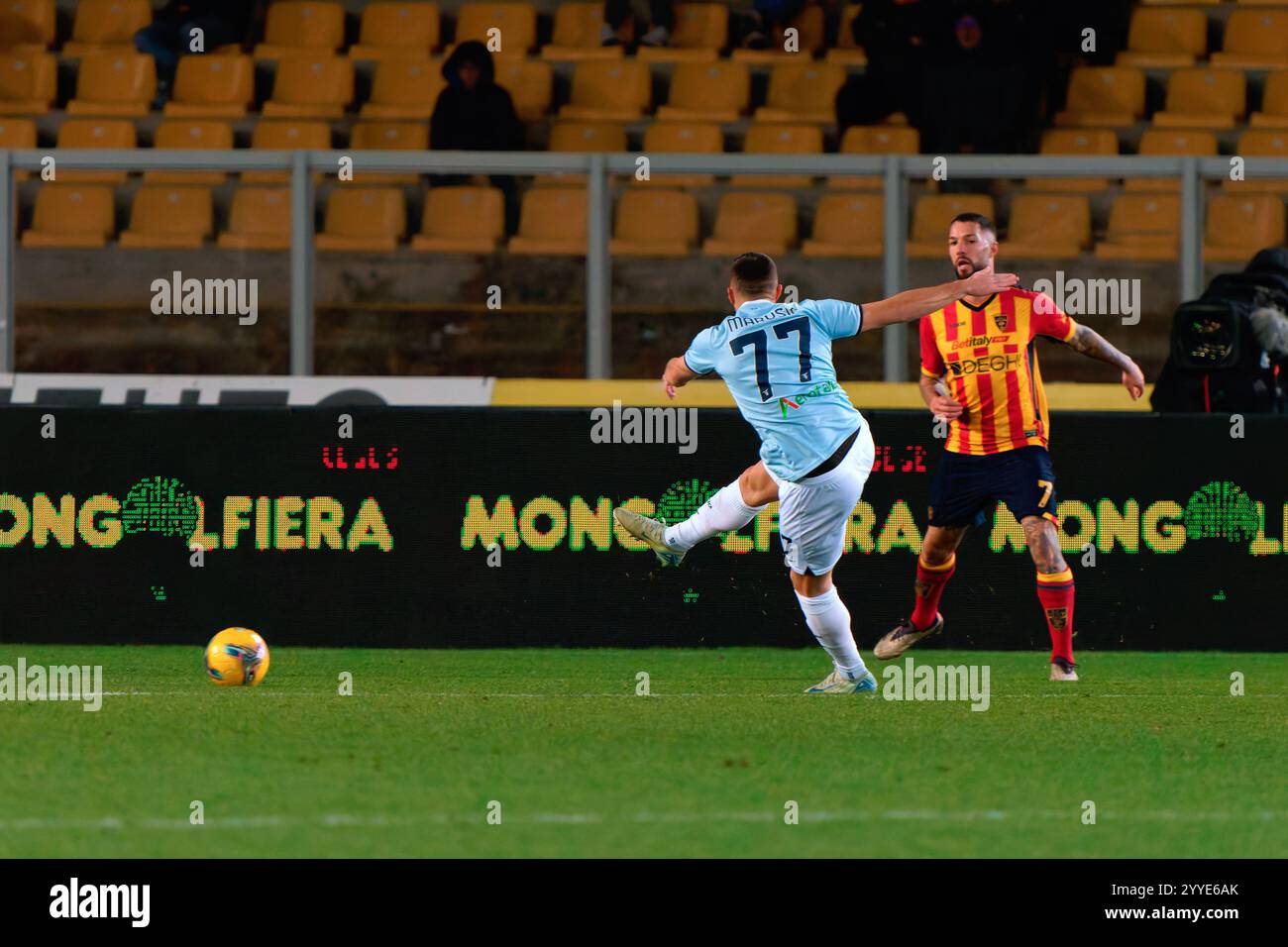 Adam Marusic Of Ss Lazio Scores A Goal Of During Us Lecce Vs Ss Lazio Italian Soccer Serie