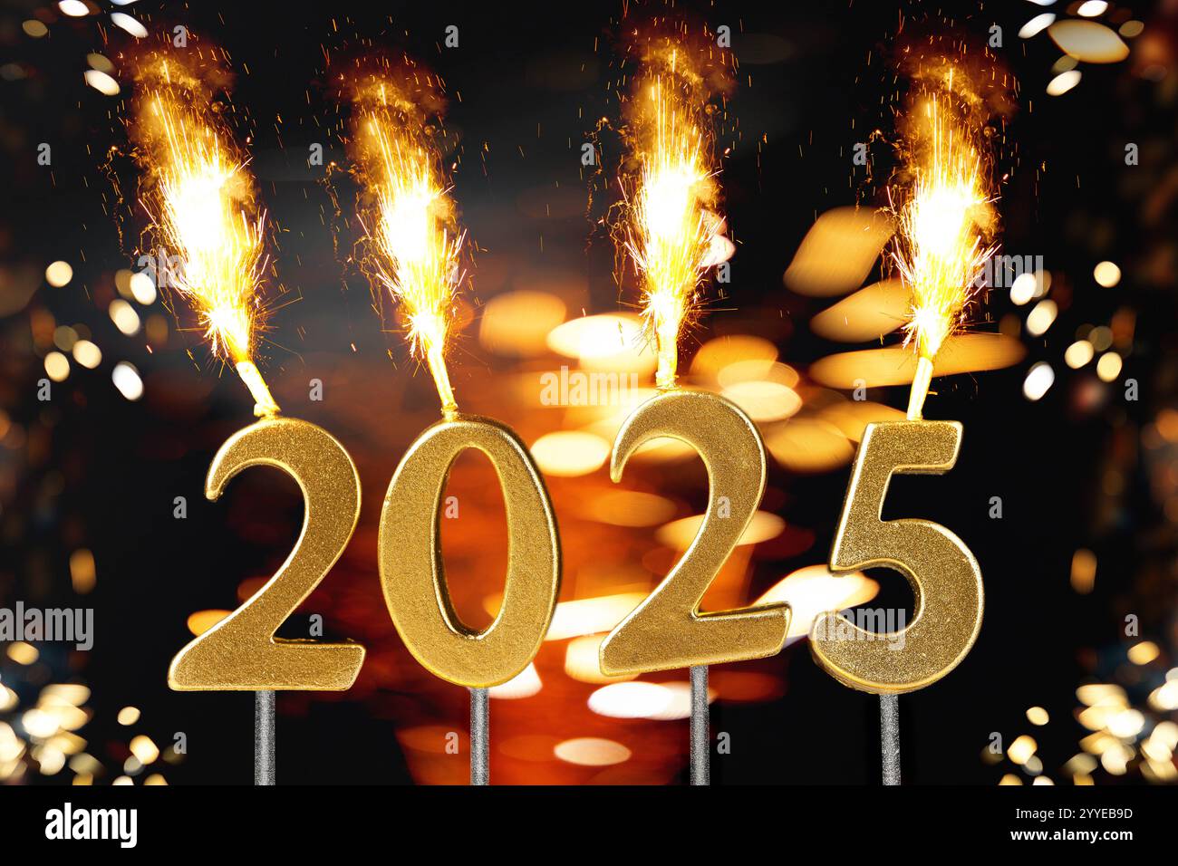 Fotohintergrund Happy New Year 2025 – Neon Stadt Mit Feuerwerk Für Silvester- Und Weihnachtsparty