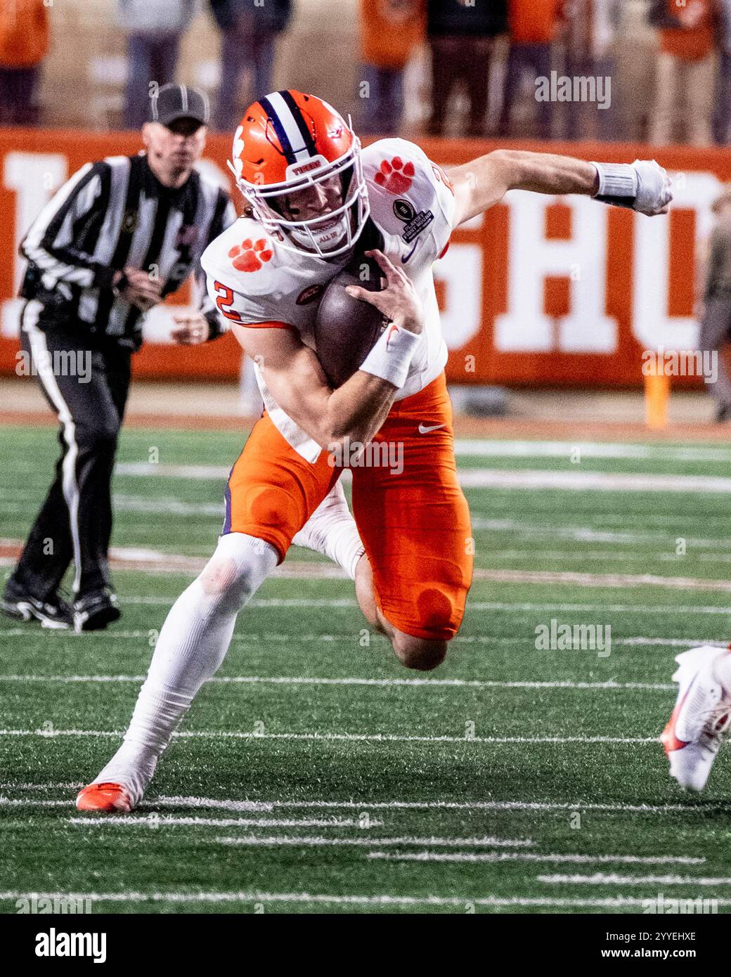 Dec 21, 2024. Cade Klubnik #2 of the Clemson Tigers in action vs the ...