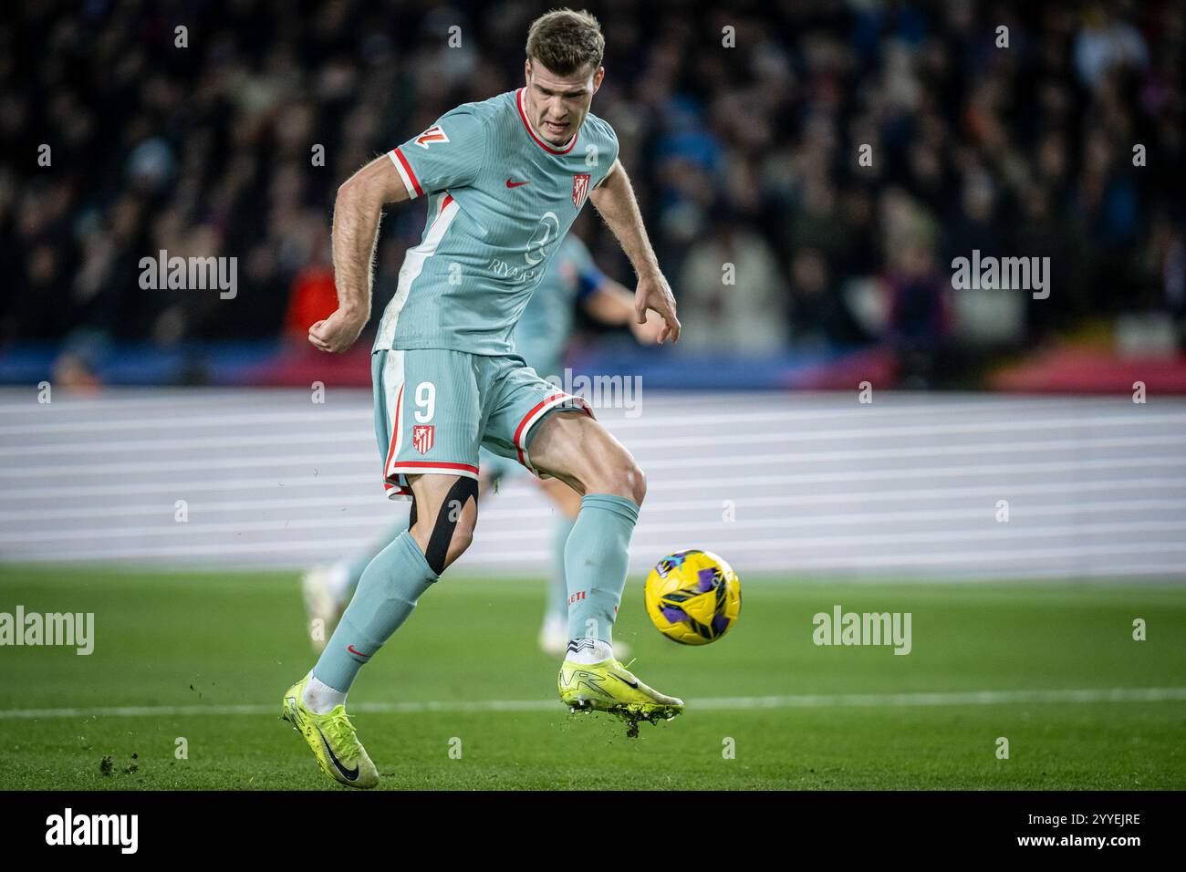 Soloth Madrid, Spain. 21st Dec, 2024. Alexander Sørloth (Atlético de Madrid ...