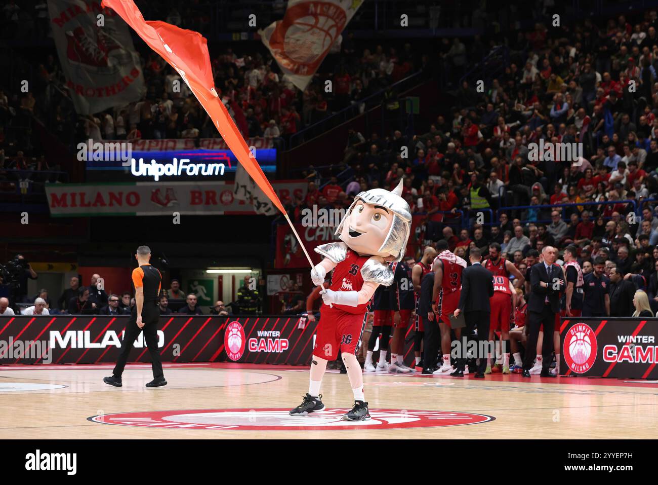 Italy, Milan, 20241220 Fiero 1936, the mascotte of Armani Milan