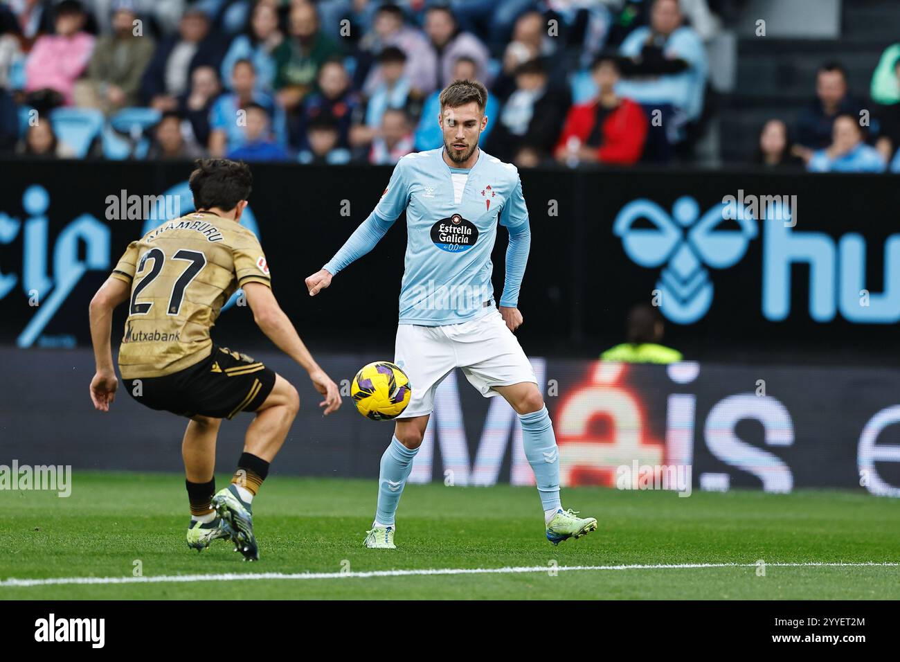 Vigo, Spain. 21st Dec, 2024. Oscar Mingueza (Celta) Football/Soccer