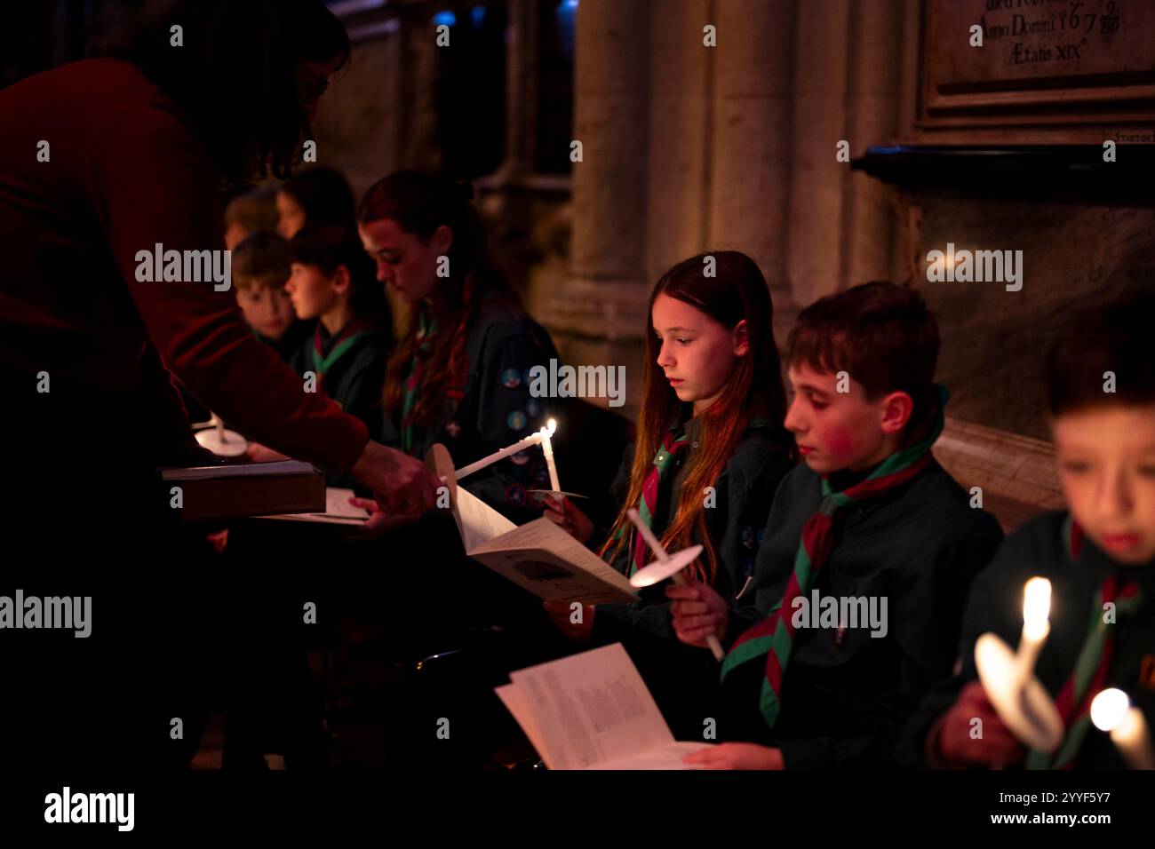 Members of the audience during the Together At Christmas carol service