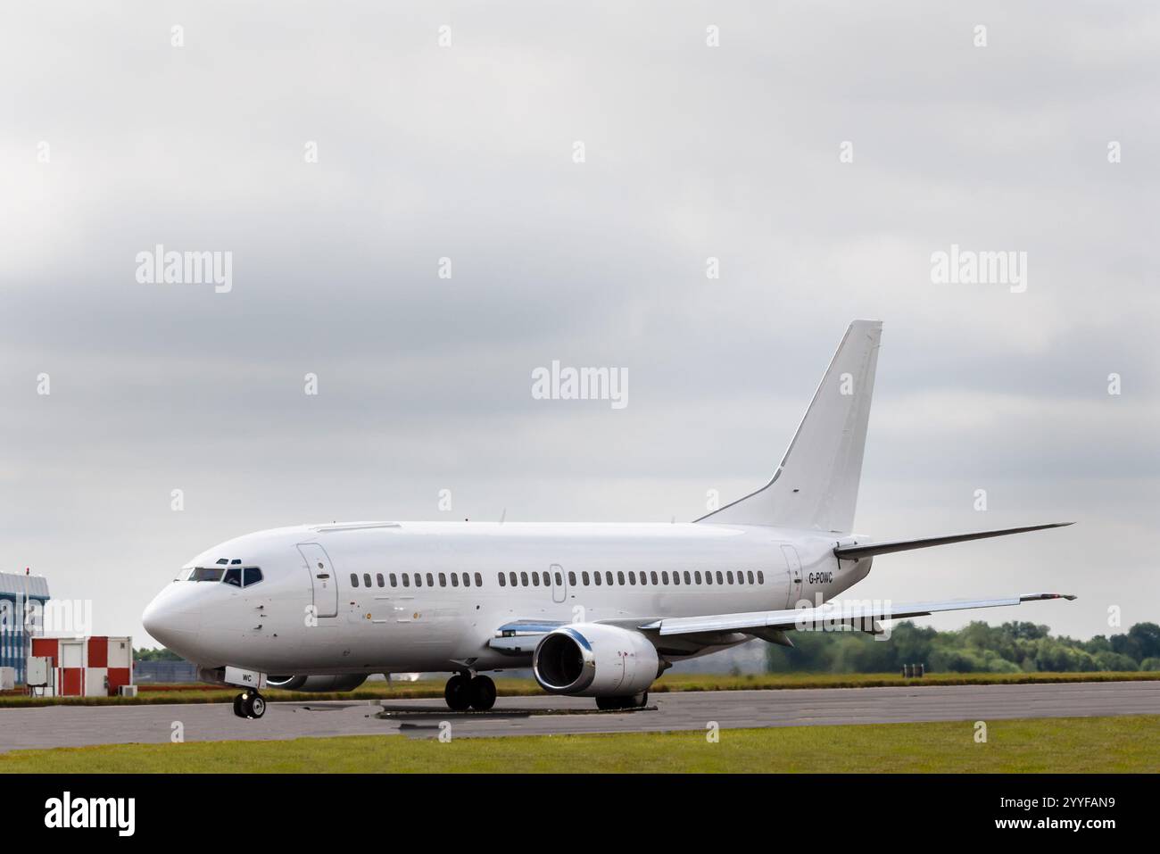 G-POWC Titan Airways Boeing 737-33A QC London Stansted UK 20-06-2018 - Stock Image