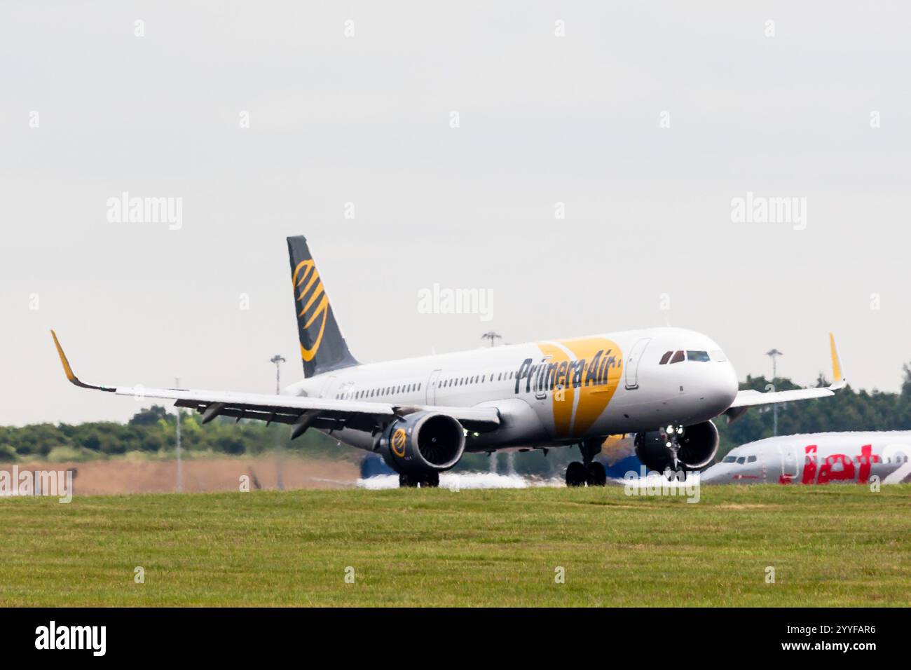 OY-PAA Primera Airlines Scandinavia Airbus A321-251N London Heathrow UK 20-06-2018  - Stock Image