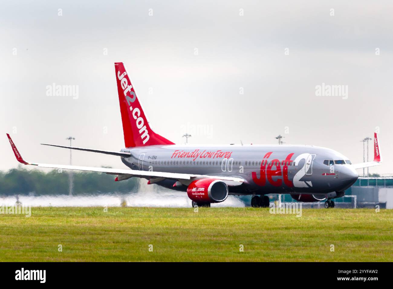 G-JZHX Jet2 Boeing 737-8MG Max London Stansted UK 20-06-2018 - Stock Image