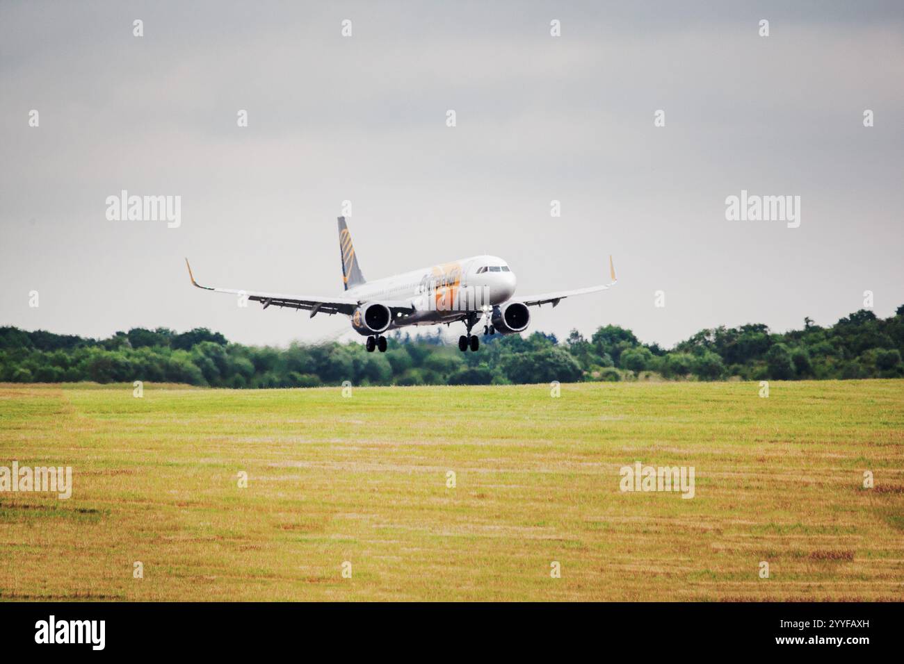 OY-PAA Primera Airlines Scandinavia Airbus A321-251N London Stansted UK 20-06-2018 v2 - Stock Image