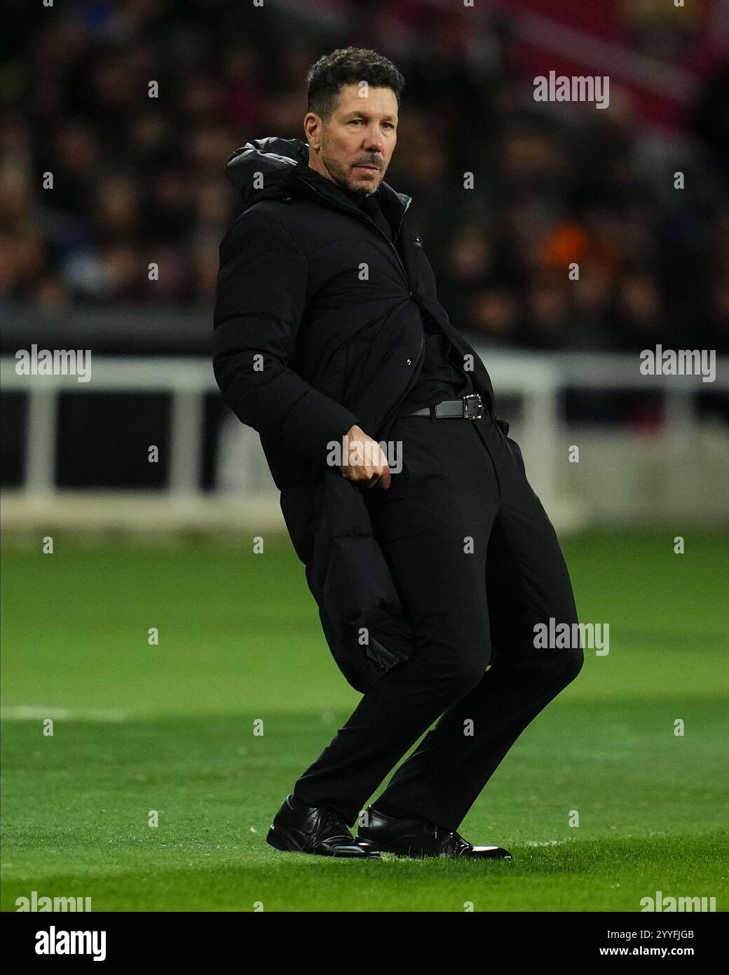Atletico de Madrid head coach Diego Pablo Simeone during the La Liga EA ...