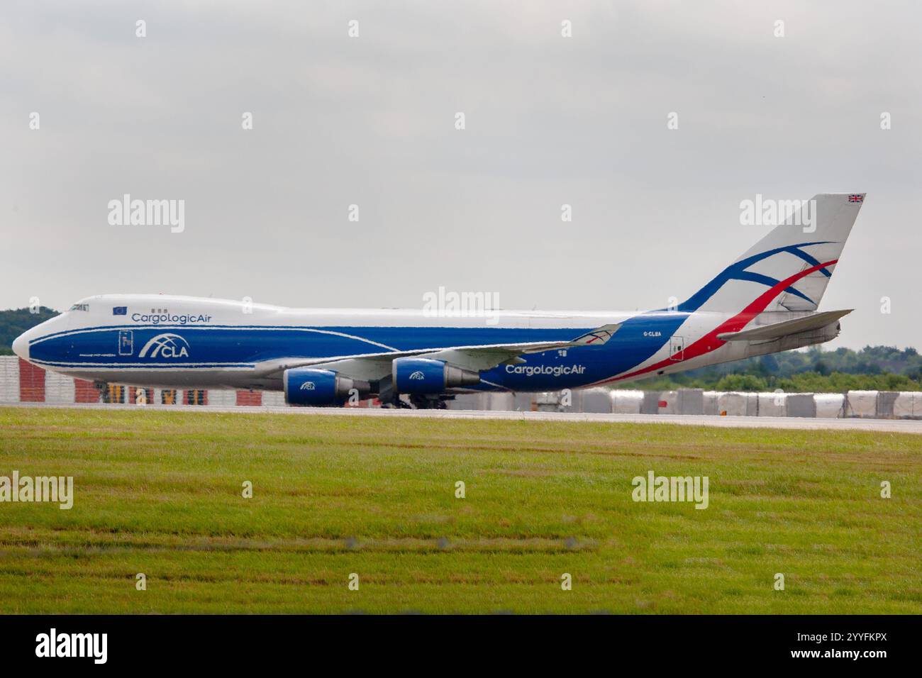 G-CLBA Cargologic airlines Boeing 747-428ERF London Stansted UK 20-06-2018 - Stock Image