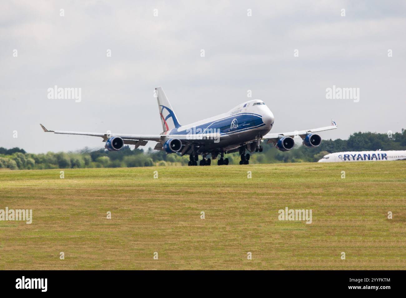 G-CLBA Cargologic airlines Boeing 747-428ERF London Stansted UK 20-06-2018 - Stock Image