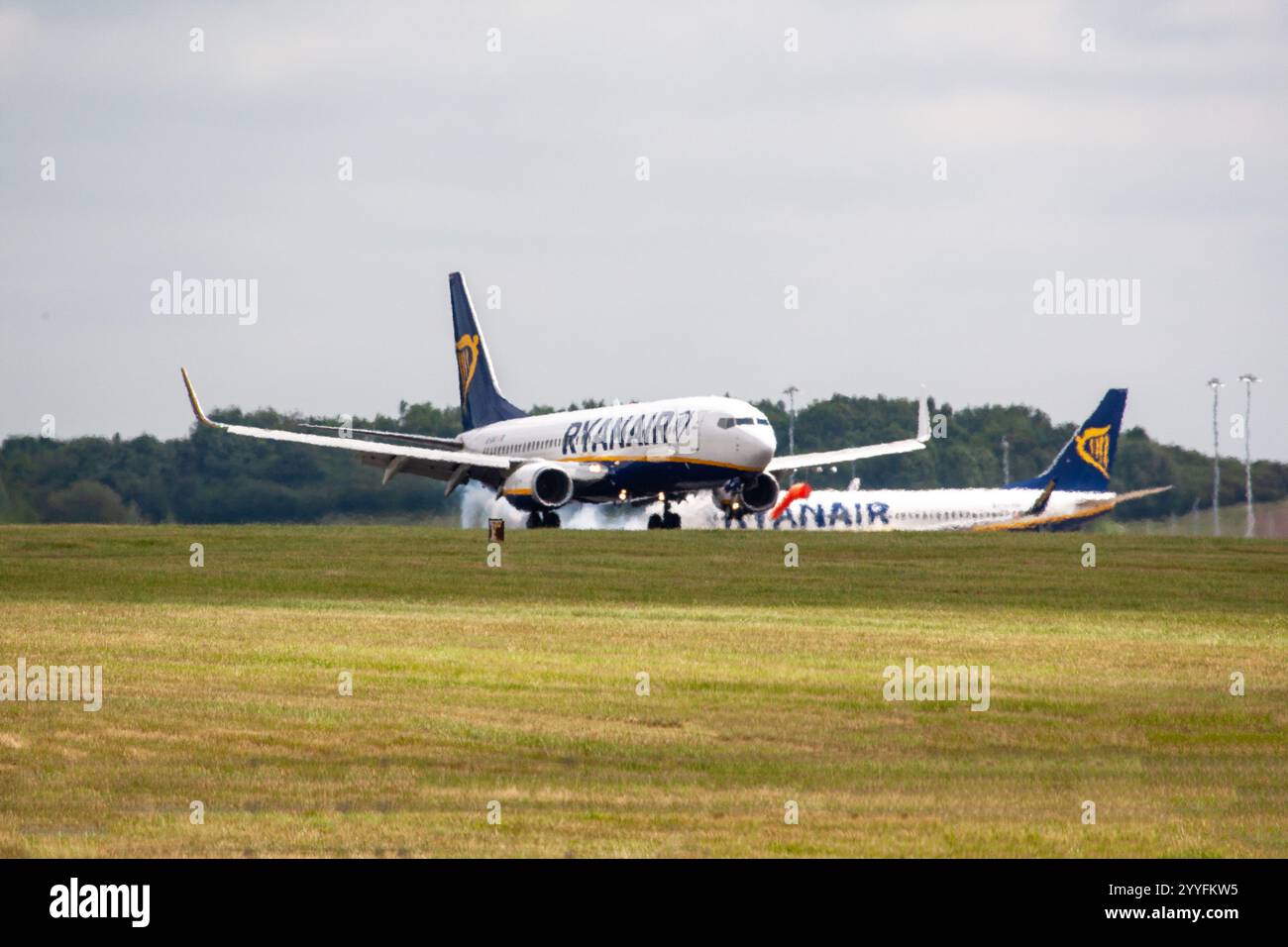 EI-DAO Ryanair Boeing 737-8AS BCF WL London Stansted UK 20-06-2018 - Stock Image