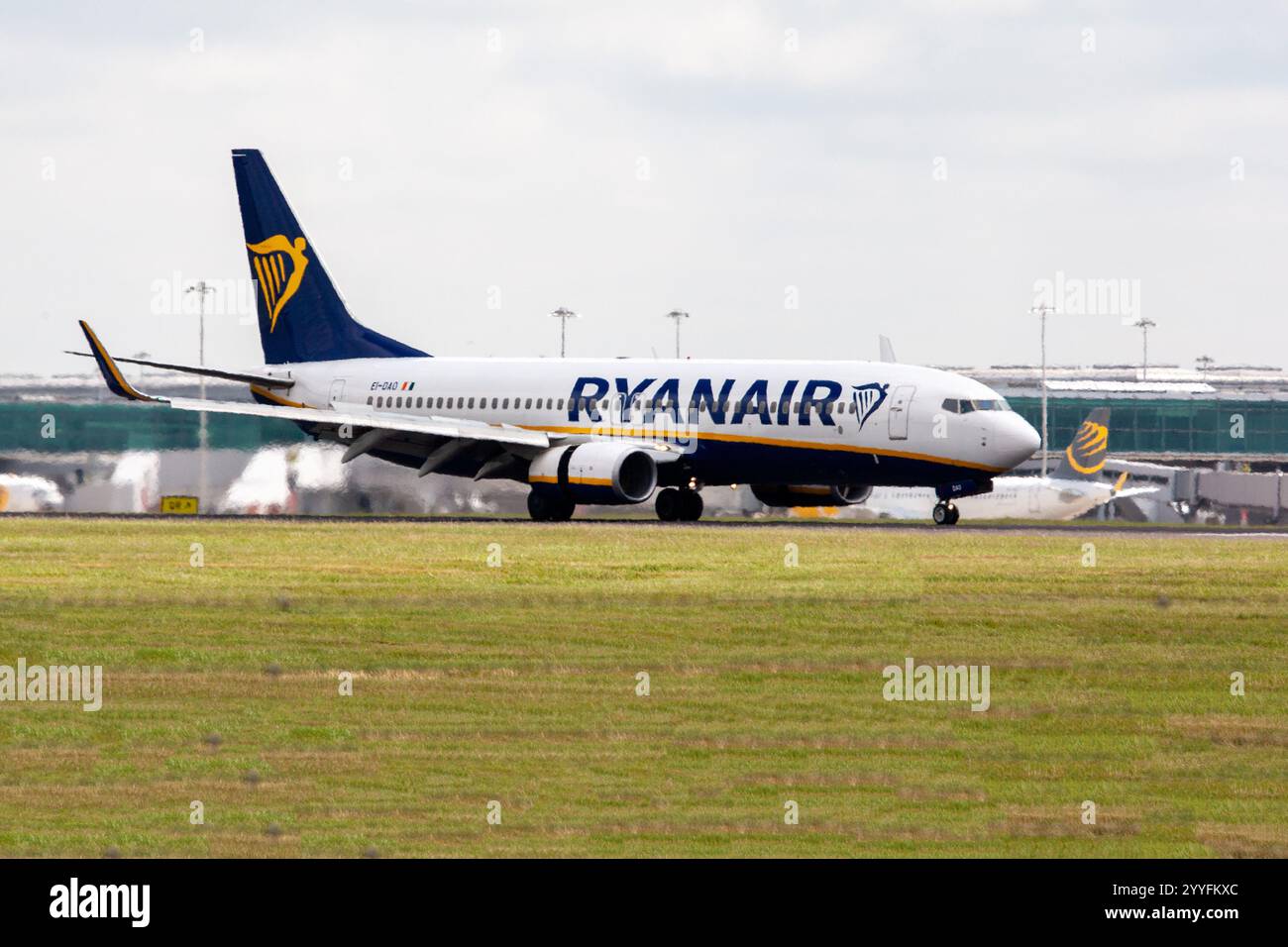 EI-DAO Ryanair Boeing 737-8AS BCF WL London Stansted UK 20-06-2018 - Stock Image