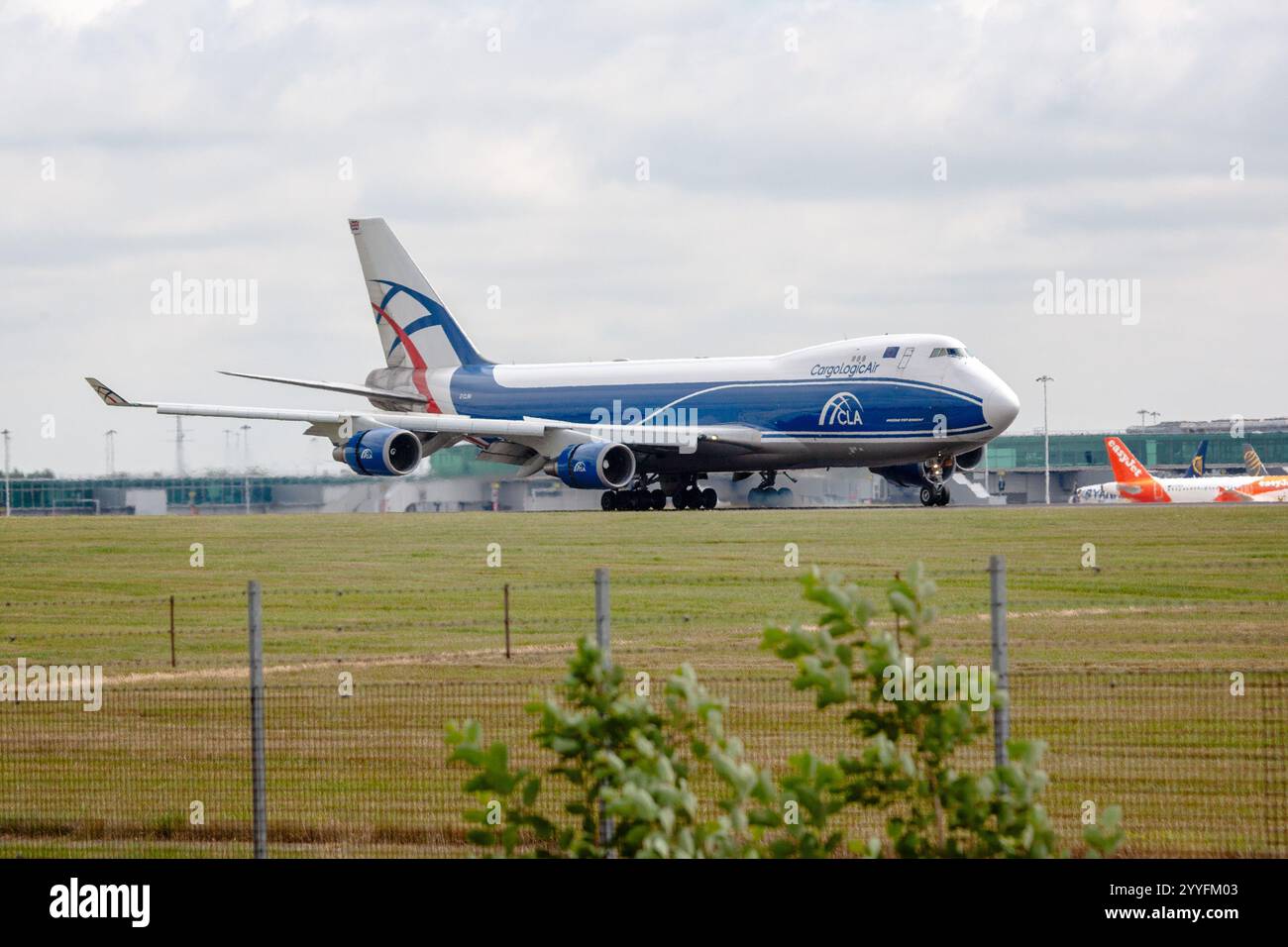 G-CLBA Cargologic airlines Boeing 747-428ERF London Stansted UK 20-06-2018 - Stock Image