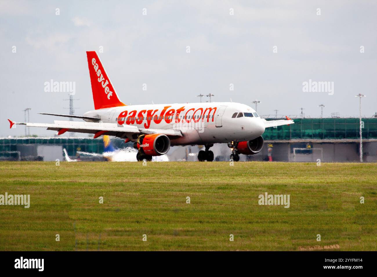 G-EZBU Airbus A319-111 easyJet London Stansted UK 20-06-2018 - Stock Image
