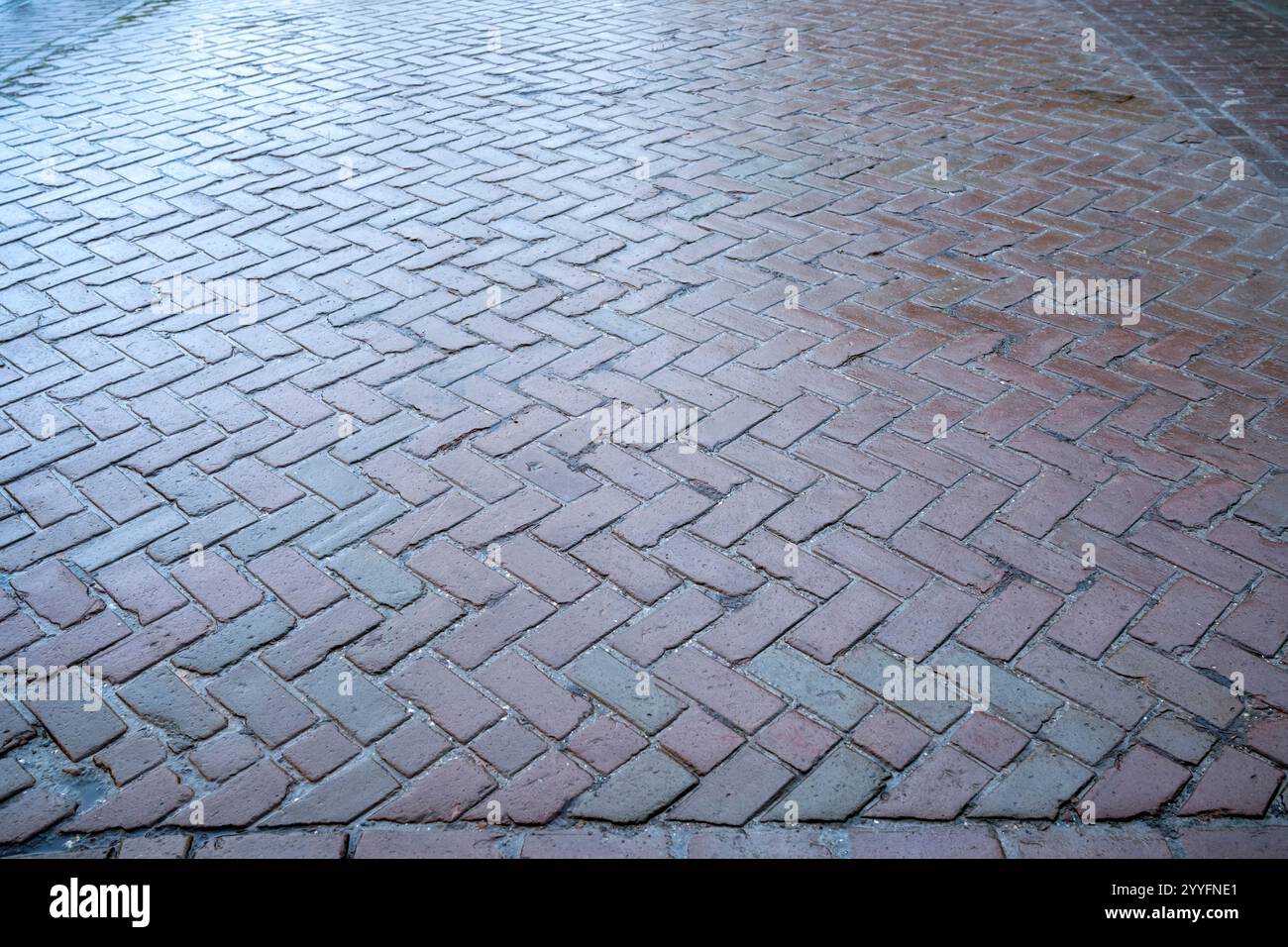 Closeup view of the red floor. Abstract pattern of a brick floor ...