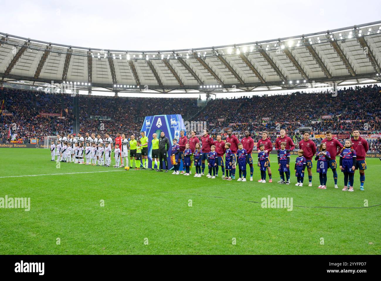 Line up during the Italian Football Championship League A Enilive 2025/