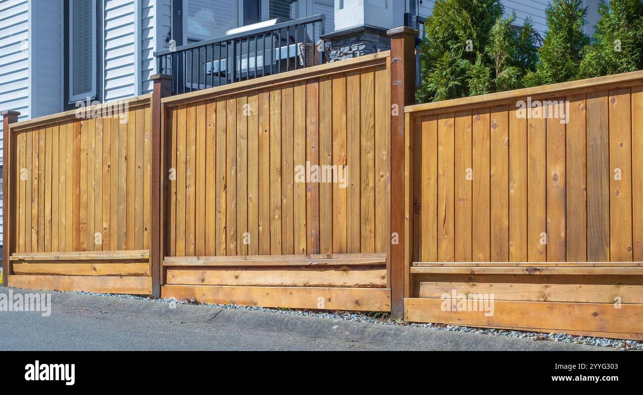 Beautiful wooden house fence hi-res stock photography and images - Alamy