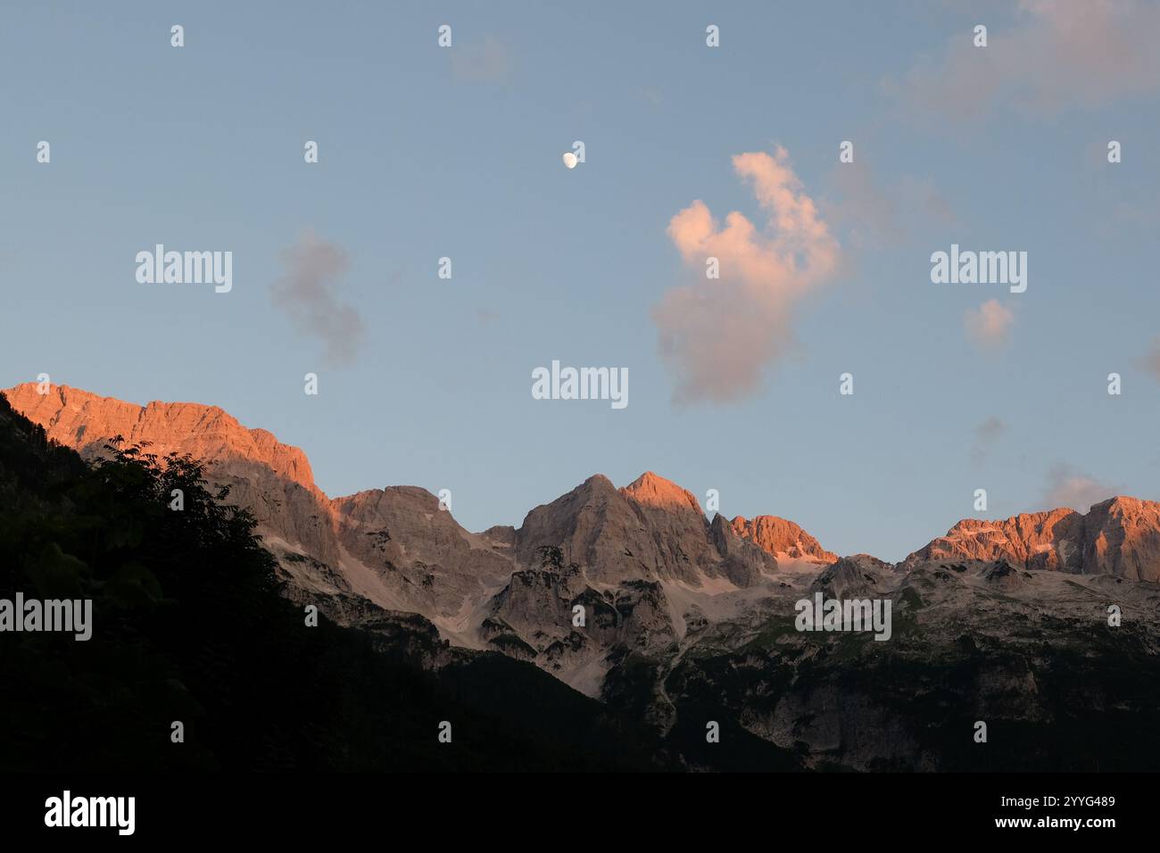 Albanian alps, Peaks of the Balkans trail Stock Photo - Alamy