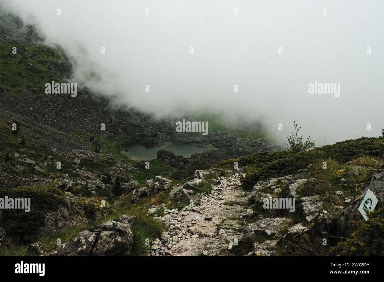 Albanian alps, Peaks of the Balkans trail Stock Photo - Alamy