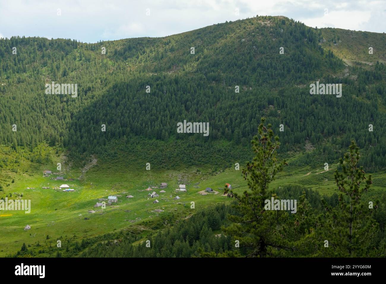 Albanian alps, Peaks of the Balkans trail Stock Photo - Alamy