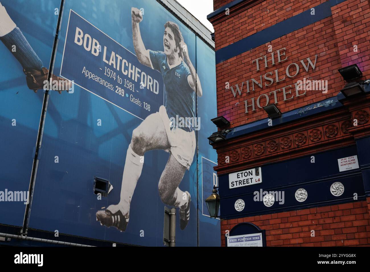 Photo Dédicacée De Bob Latchford, Légende D'Everton – Saison 1978, 30 Buts – Autographe Original