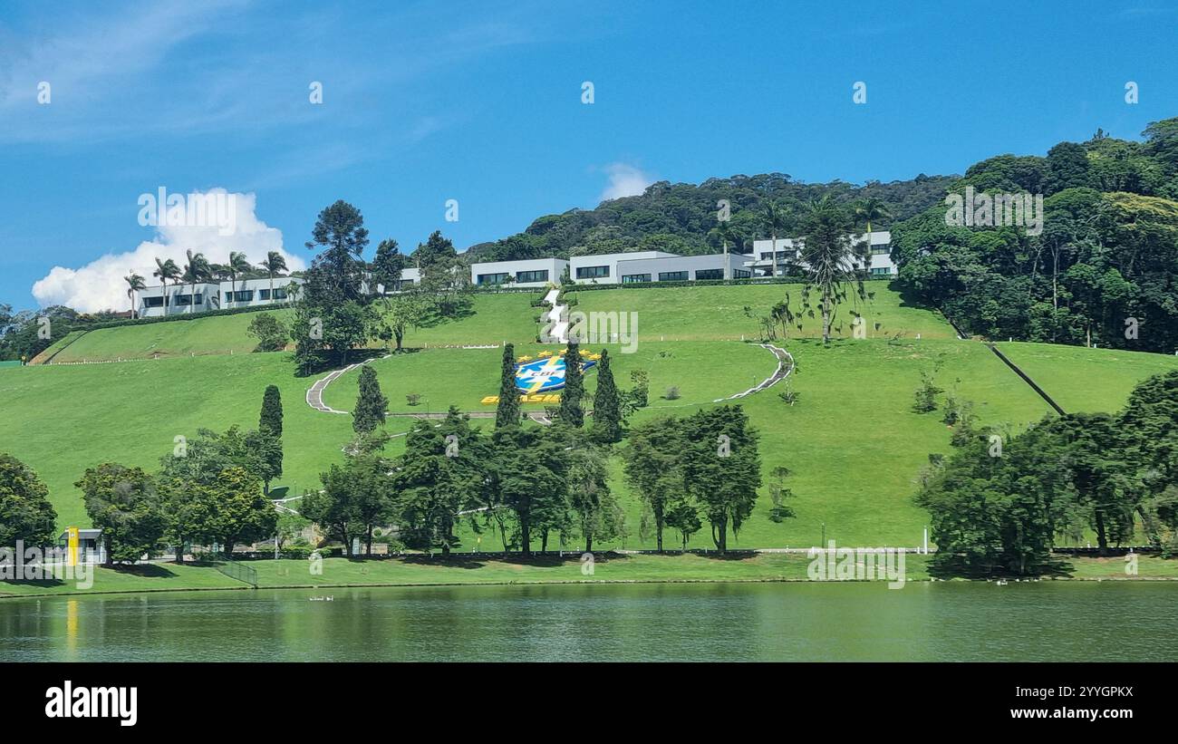 the Brazilian Football Confederation (CBF) - Smartphone Captured Stock Image