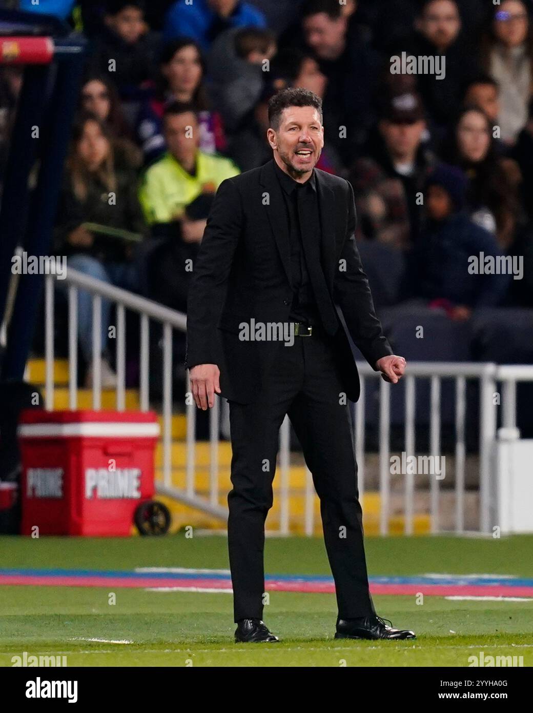 Atletico de Madrid head coach Diego Pablo Simeone during the La Liga EA ...