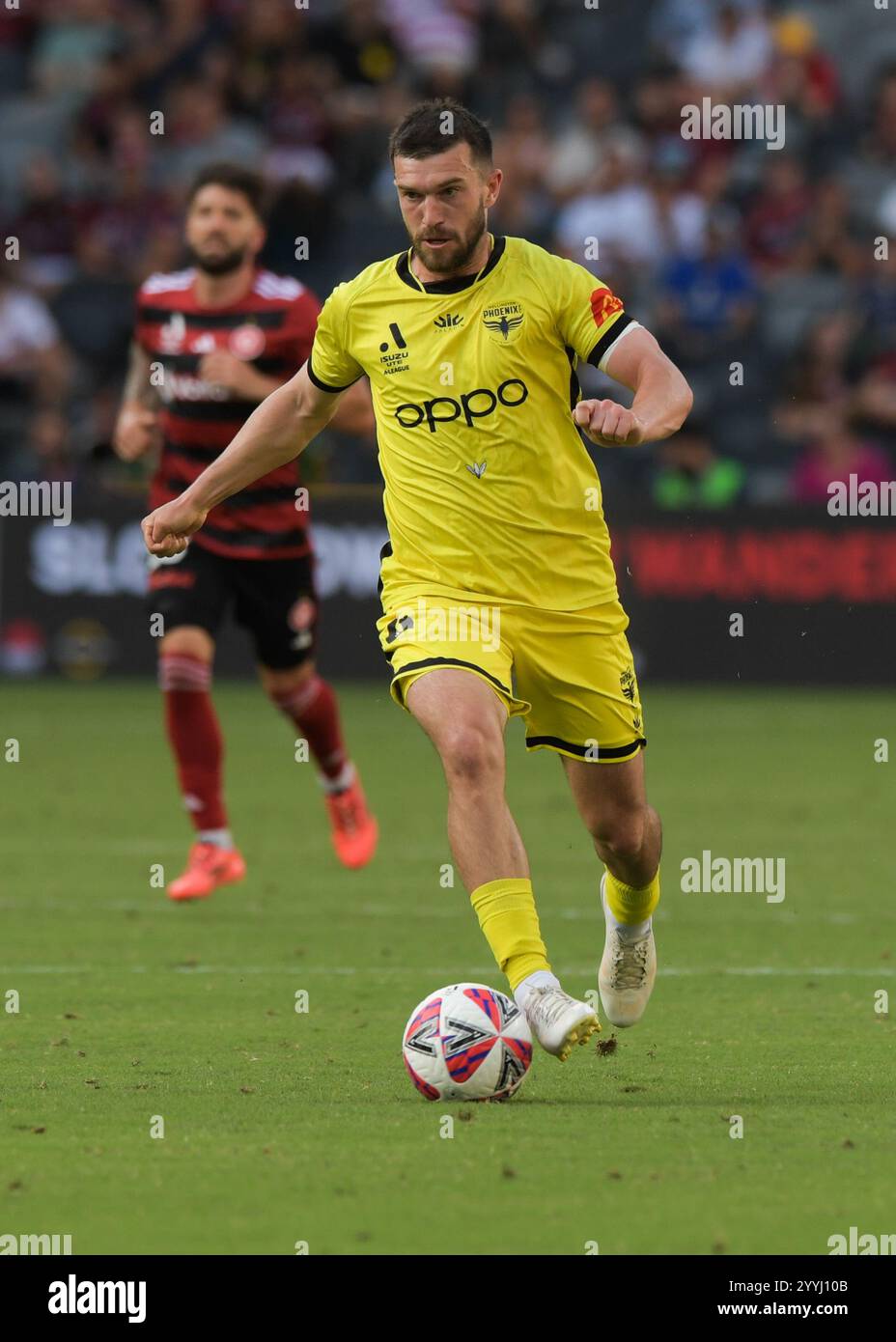 Timothy John Payne of Wellington Phoenix FC seen in action during the