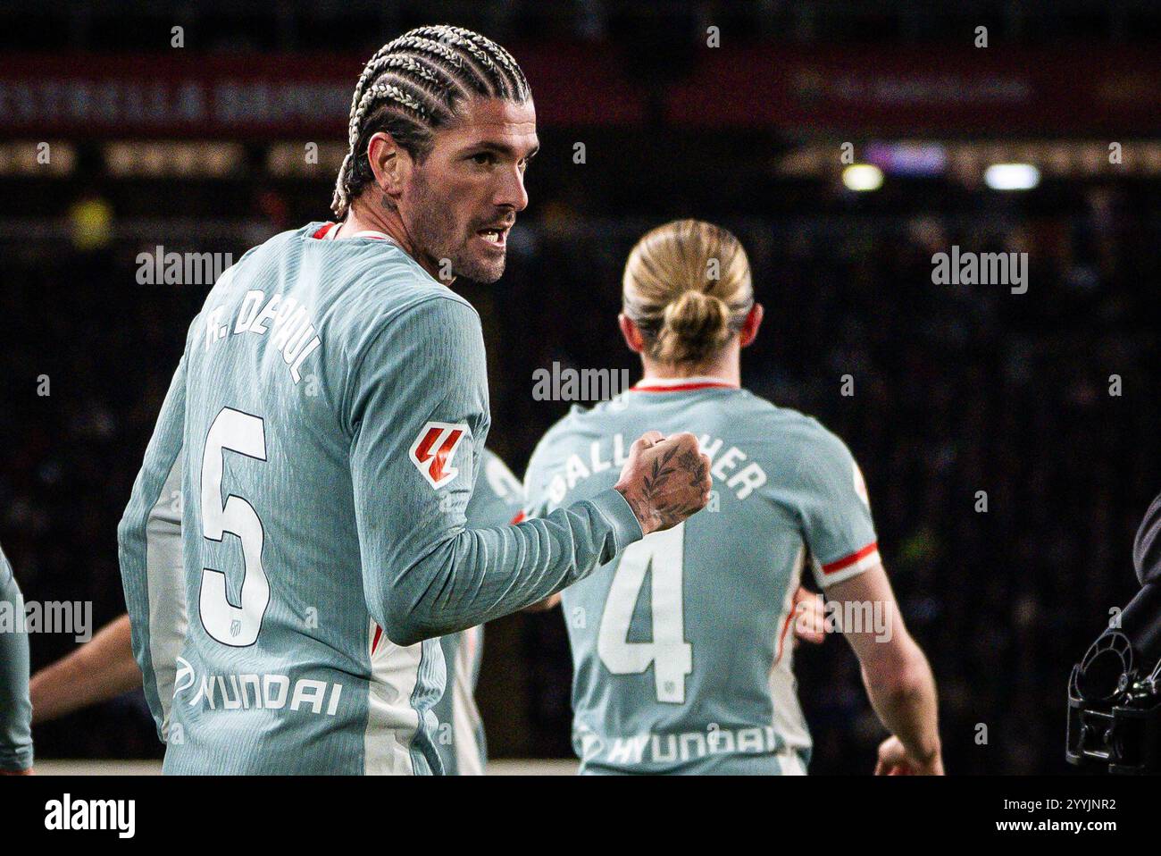 Rodrigo De Paul Of Atletico Madrid Celebrates His Goal During The