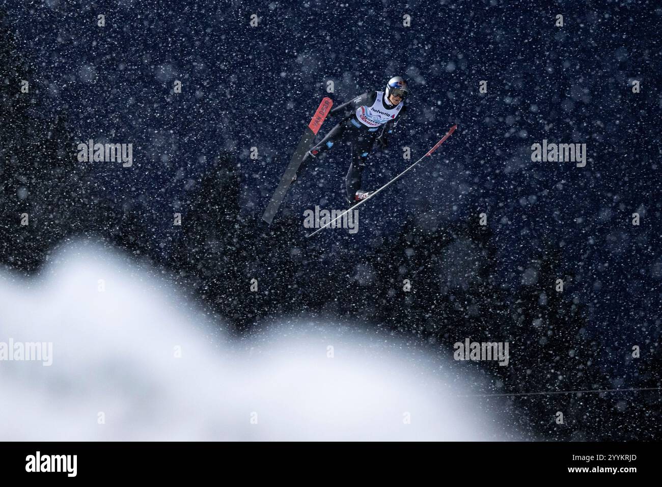 WELLINGER Andreas (Deutschland) im Schneetreiben, SUI, FIS Viessmsann