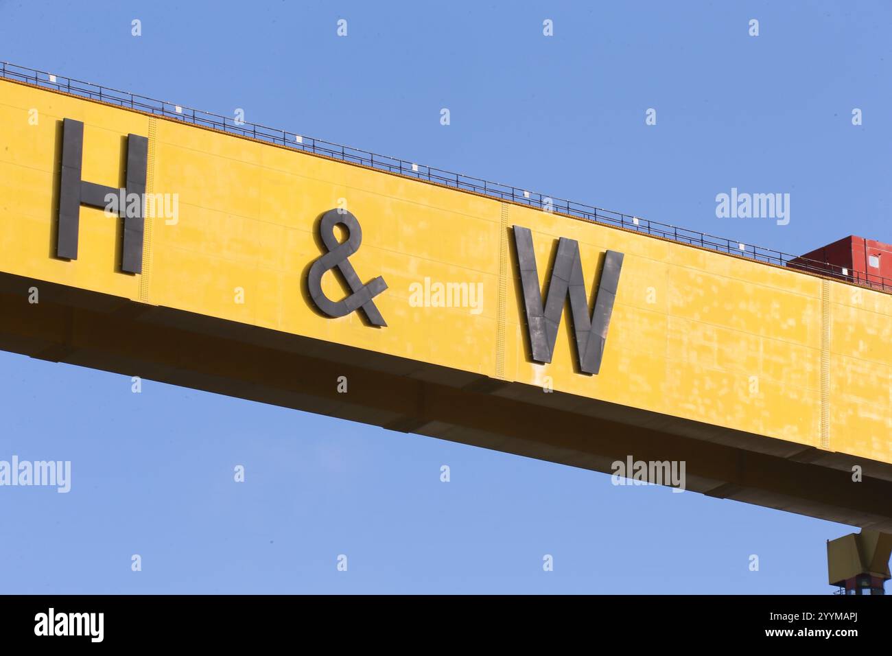Image of the H&W letters on the iconic twin shipbuilding gantry cranes ...