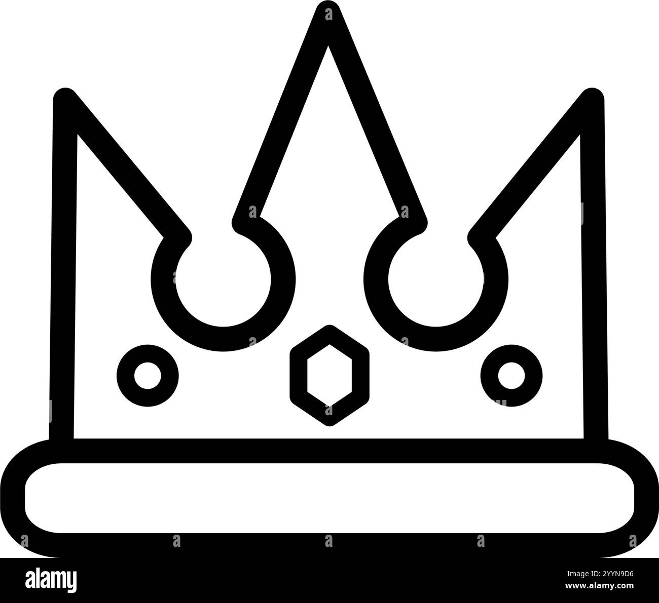 Princess crown isolated Stock Vector Images - Alamy
