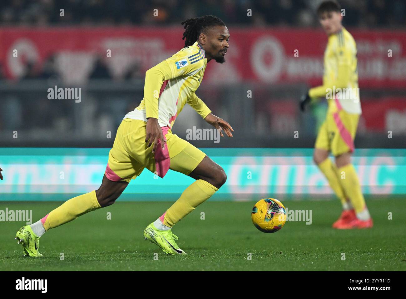 Khephren Thuram of Juventus FC in action during the Italian Serie A
