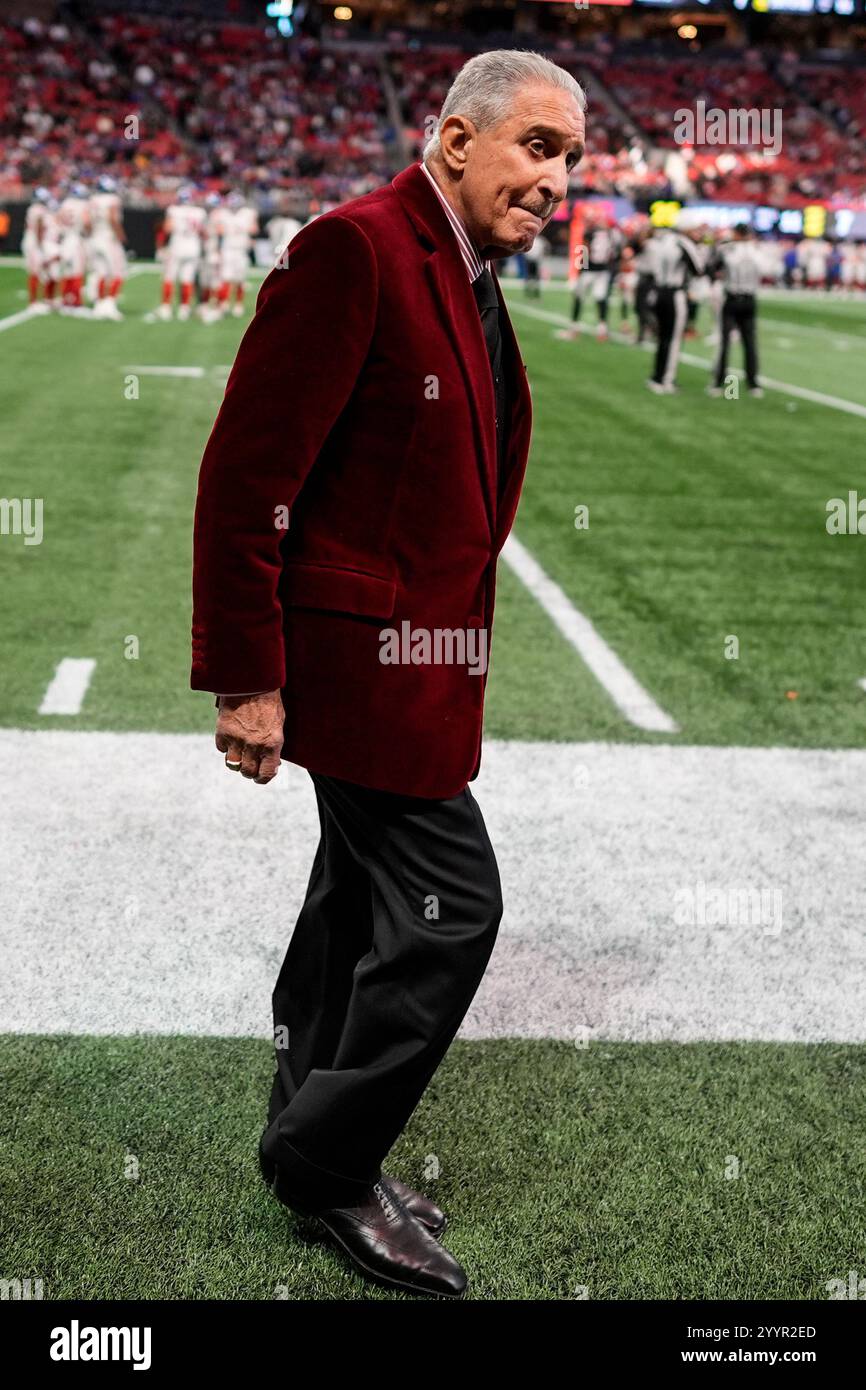 Falcons Owner Atlanta Falcons owner Arthur Blank walks the field after an NFL ...
