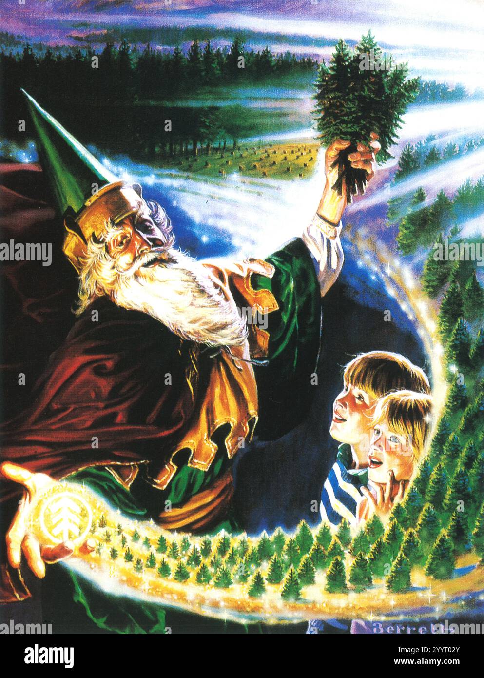 Vintage wizard illustration hi-res stock photography and images