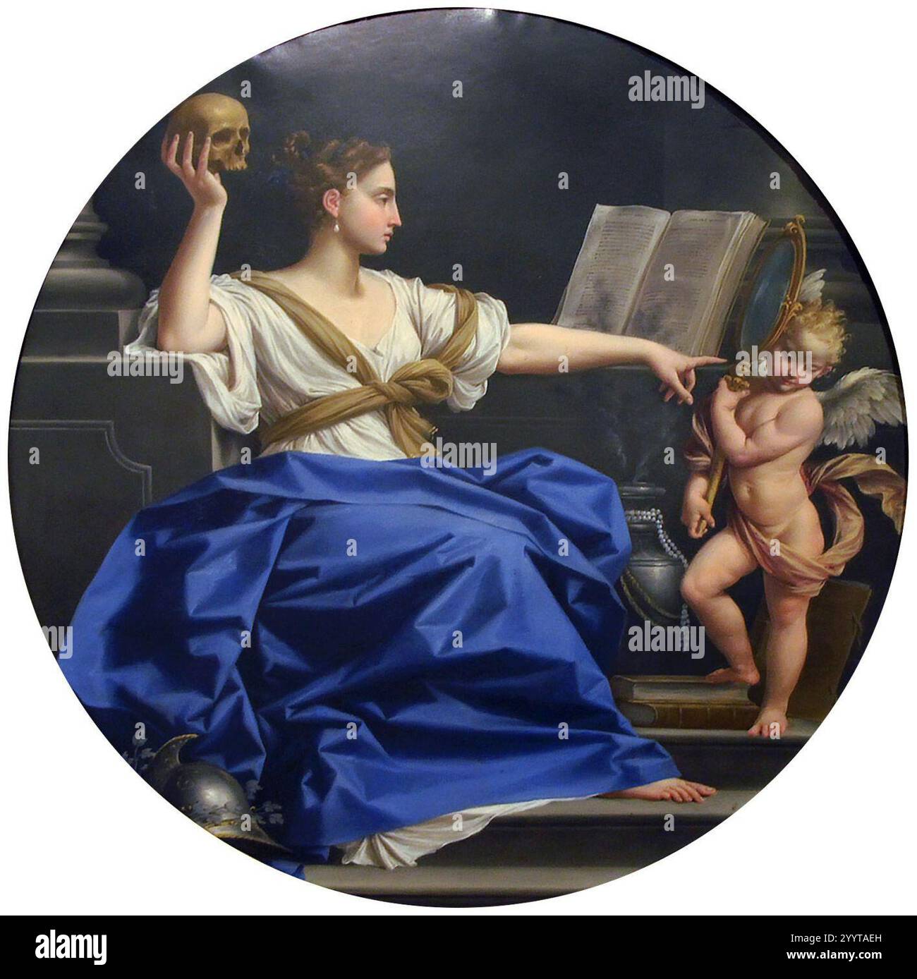 Donato creti, prudenza, 1721-22 ca., da collezioni comunali, bologna Stock Photo