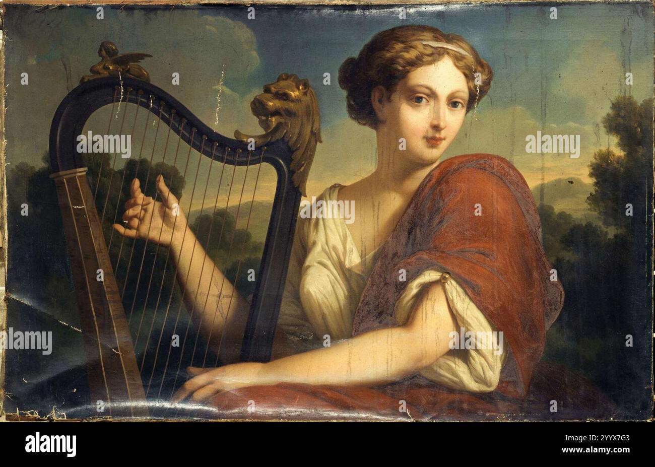 Edmond Collignon - Allégorie de la Musique - P786-3 Stock Photo - Alamy