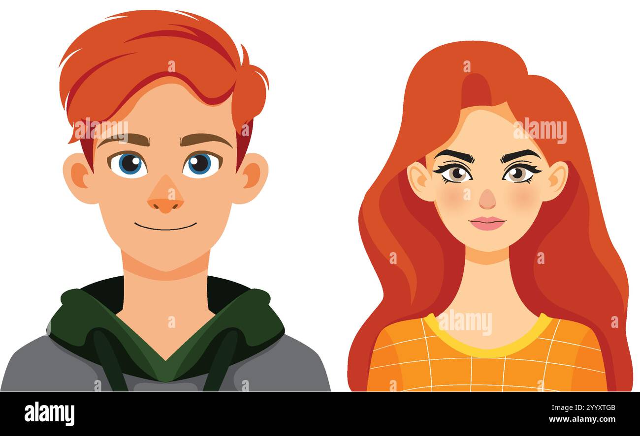 Vector art of a man and woman Stock Vector Image & Art - Alamy