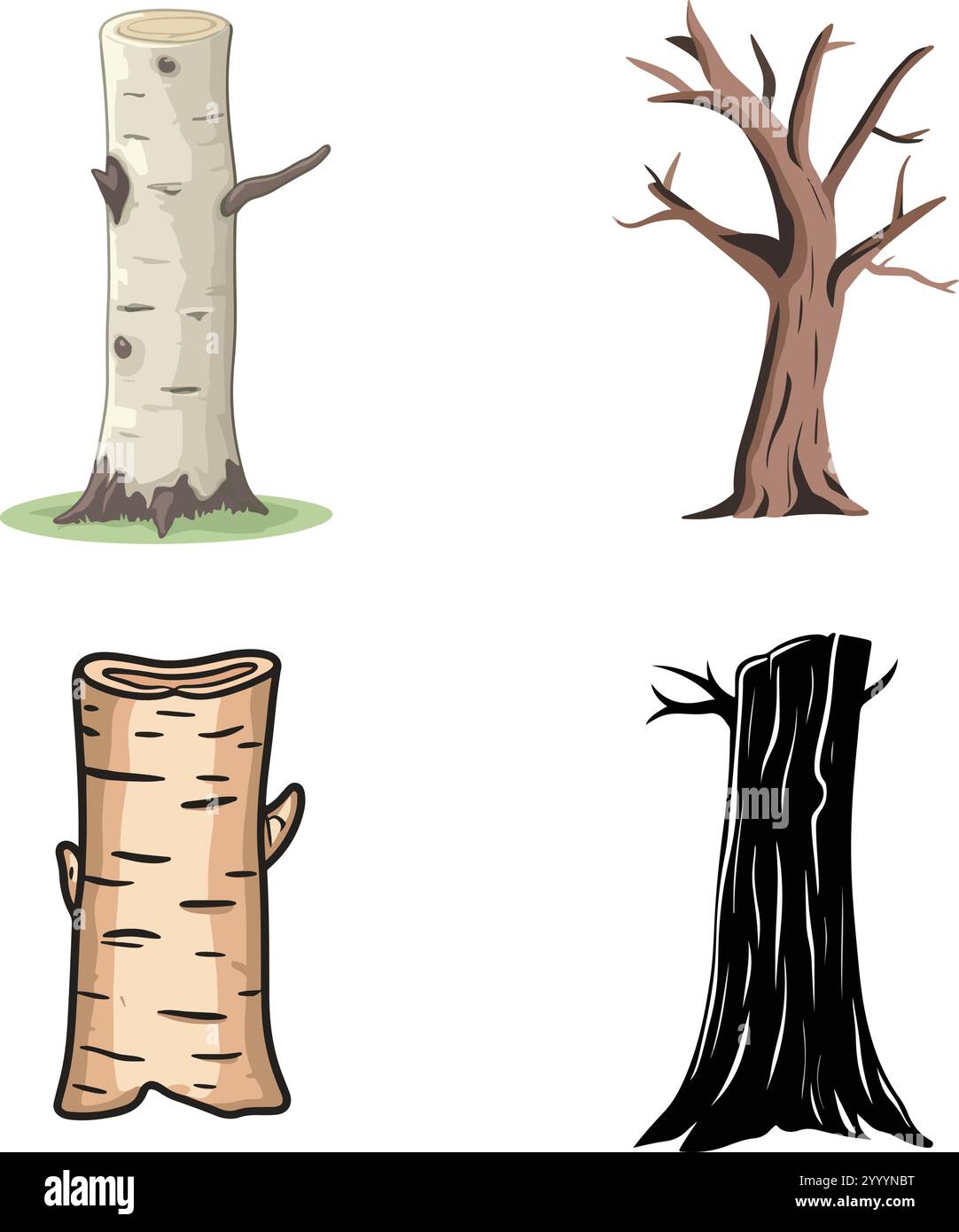 Four forms Stock Vector Images - Alamy