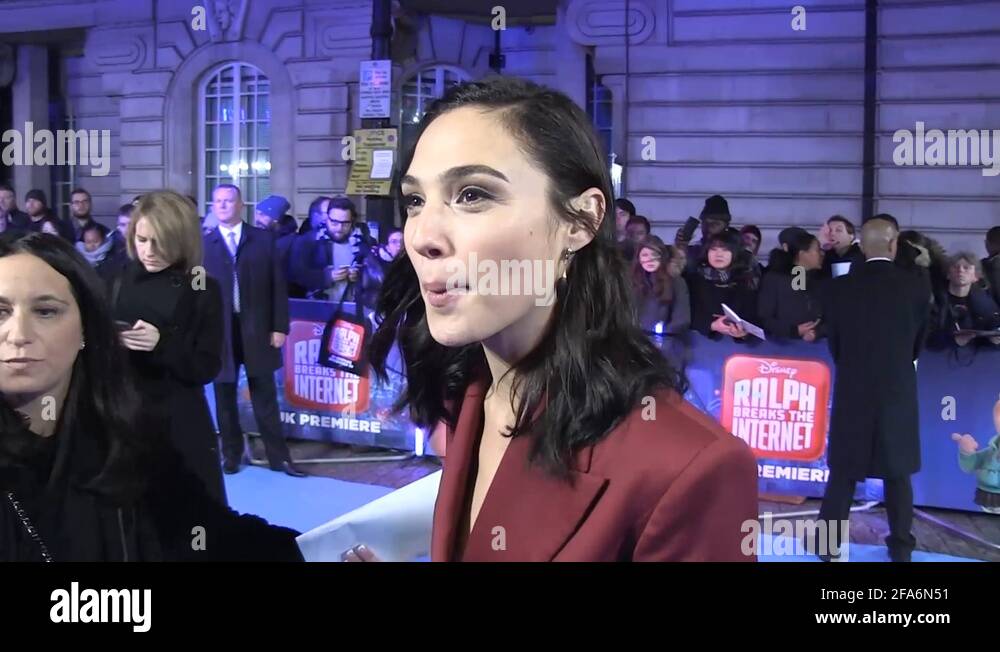 Gal Gadot attending Wreck-It Ralph 2: Ralph Breaks the Internet