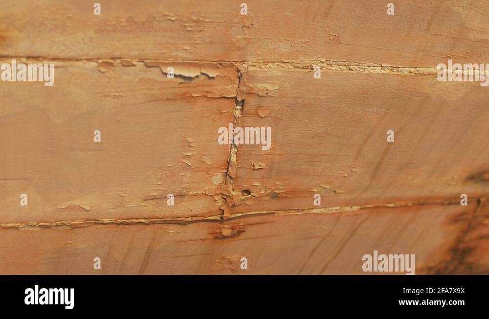 Carvel constructed wooden fishing boat Stock Videos & Footage HD and