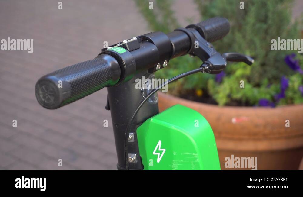 Electric scooter handlebars Stock Videos & Footage HD and 4K Video