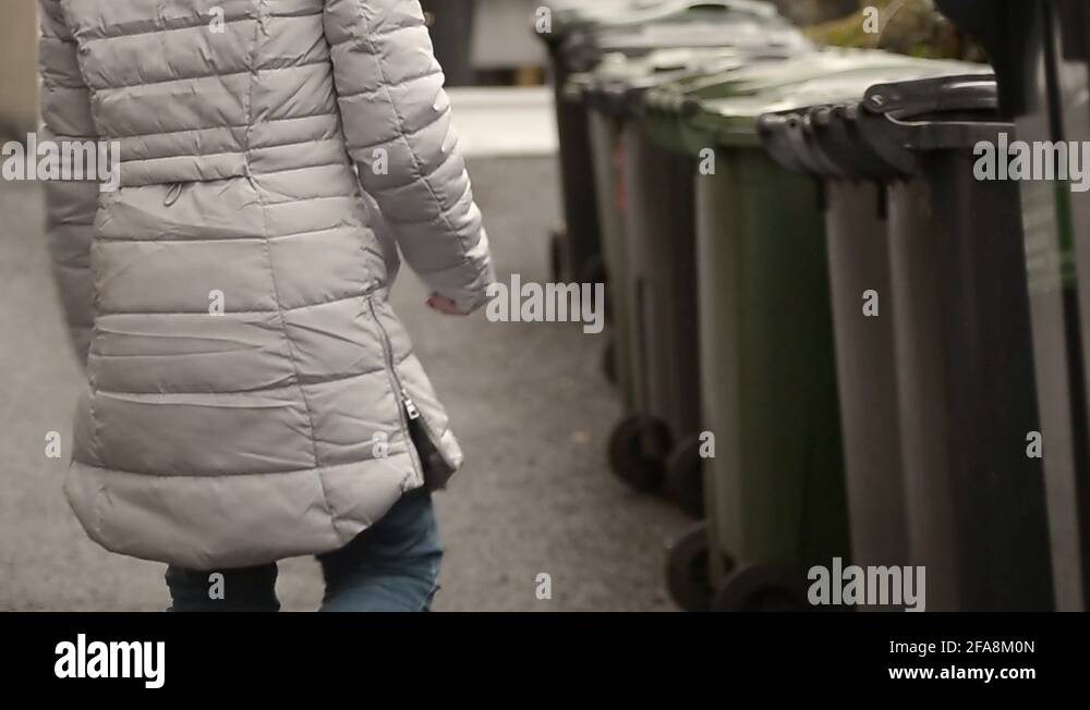 Wheelie wheely bin Stock Videos & Footage HD and 4K Video Clips Alamy