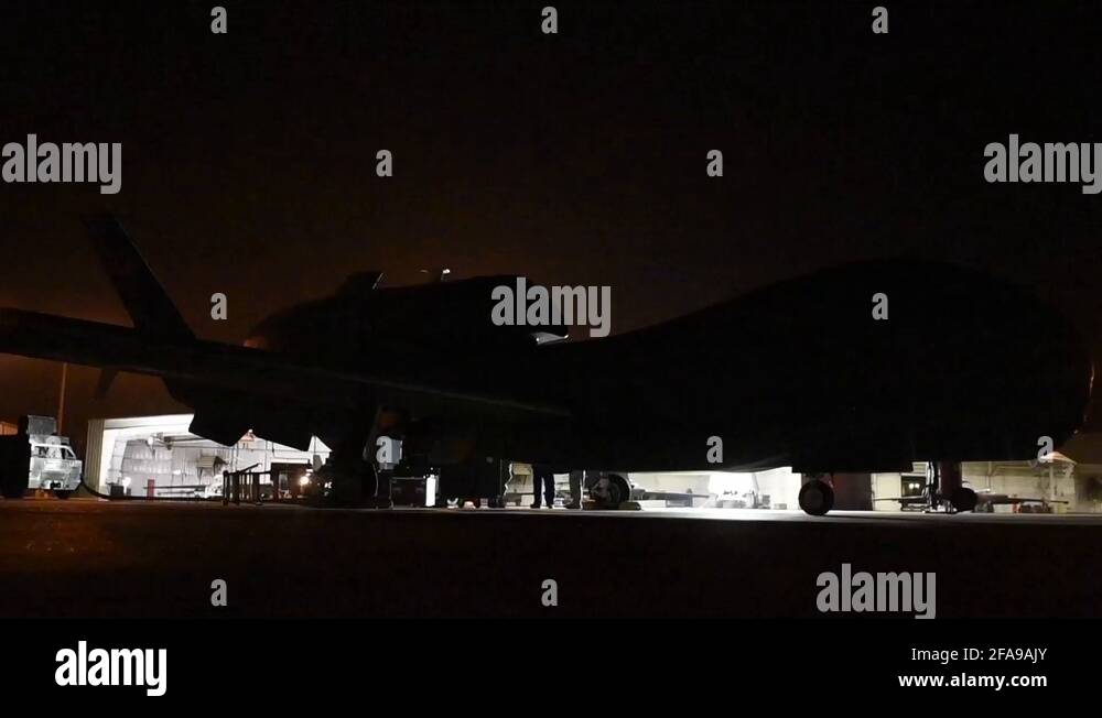 9th Reconnaissance Wing RQ4 Global Hawk took off from Beale AFB 2018