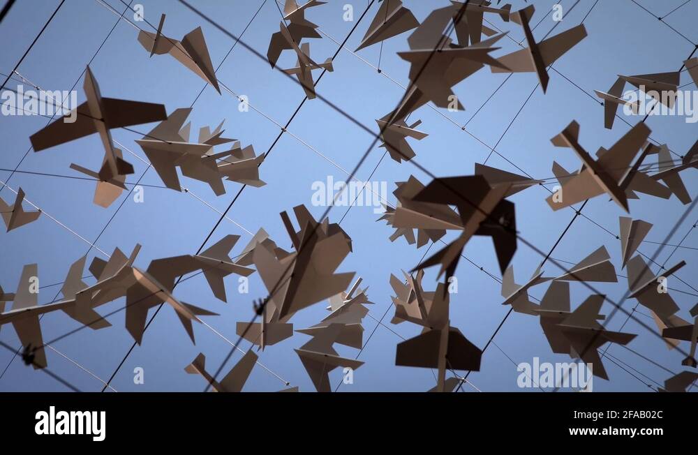 Paper airplane sculpture Stock Videos & Footage - HD and 4K Video Clips ...