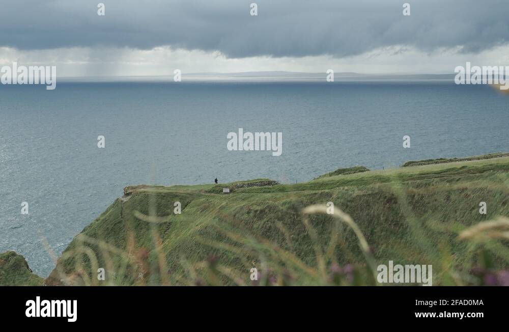 Dramatic coastal scenery in ireland Stock Videos & Footage HD and 4K
