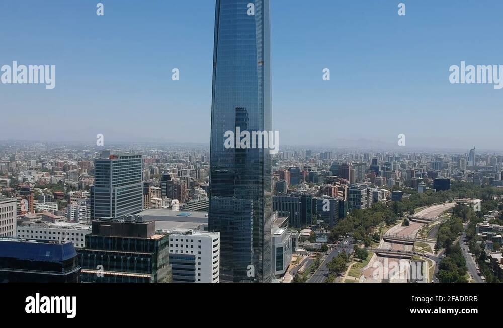 Tallest Building In Santiago Stock Videos Footage HD And 4K Video 