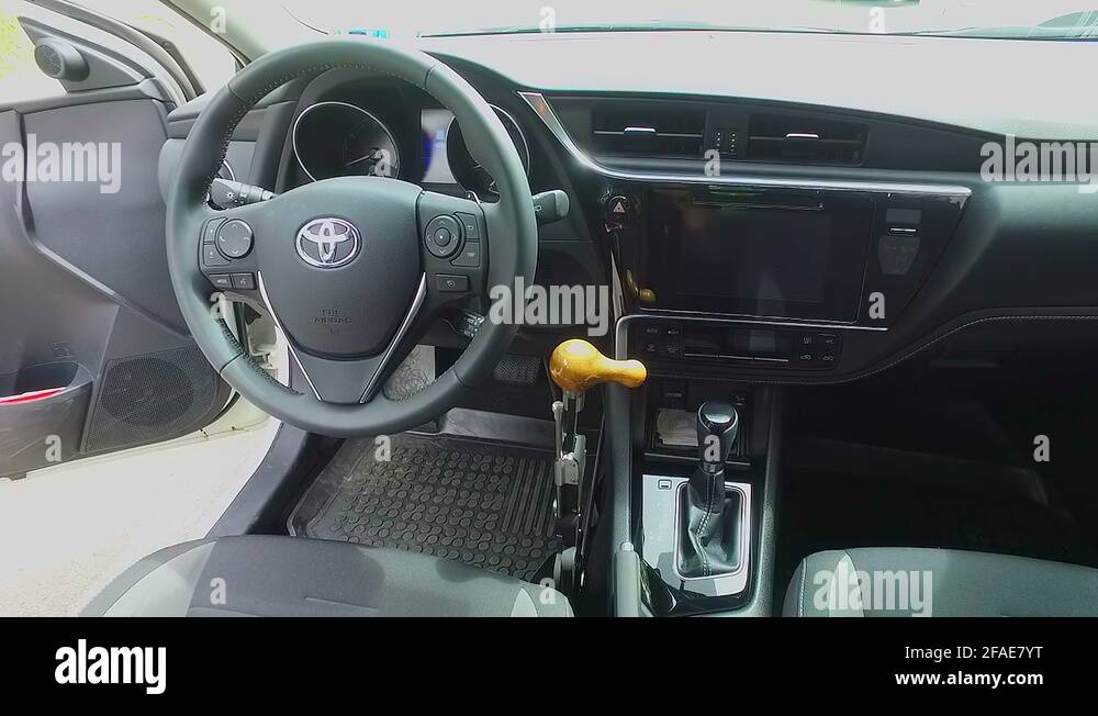 Car for disabled people. Hand operated vehicles for disabled people