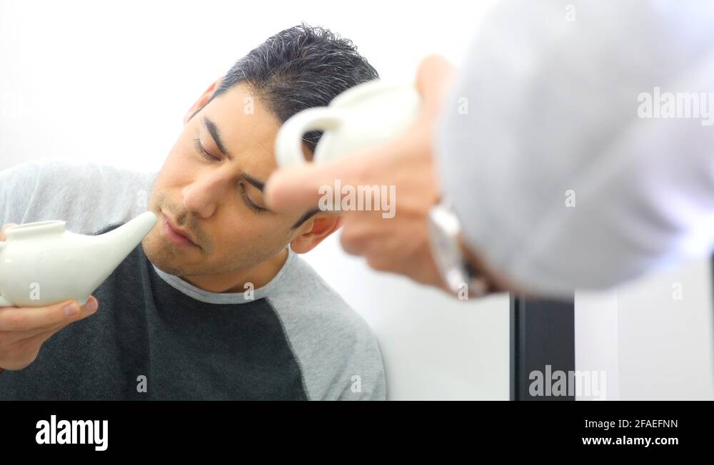 Clearing sinuses Stock Videos & Footage HD and 4K Video Clips Alamy